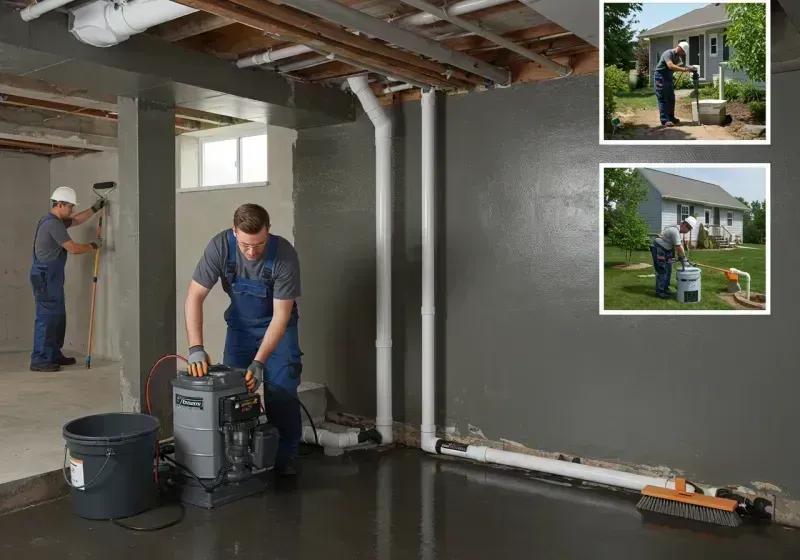 Basement Waterproofing and Flood Prevention process in East Quincy, CA